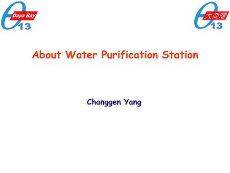 About Water Purification Station Changgen Yang. Main water purification station. It is too high in this plot, we would like to change to ~4m. It is located.