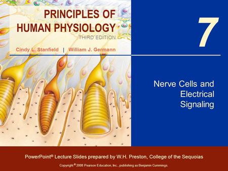 Nerve Cells and Electrical Signaling
