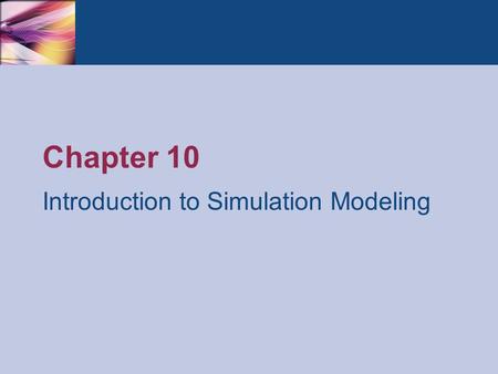Introduction to Simulation Modeling