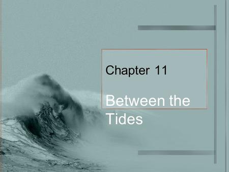 Chapter 11 Between the Tides.