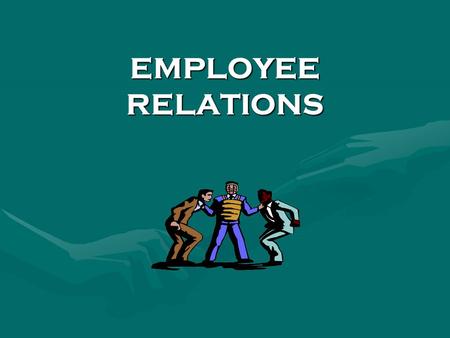 EMPLOYEE RELATIONS. Employee Relations Misconduct-Normally a failure to follow a law, rule, or regulation, such as the failure to follow a directive or.