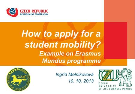 How to apply for a student mobility