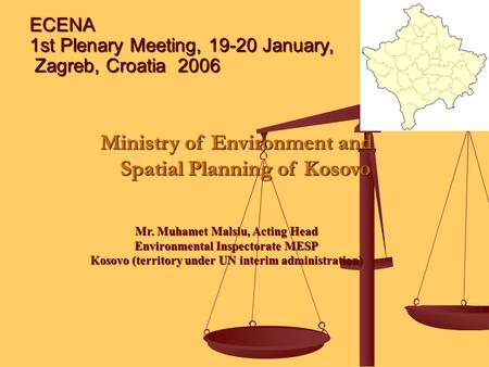 ECENA 1st Plenary Meeting, January, Zagreb, Croatia 2006