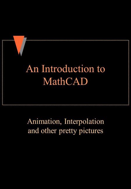 An Introduction to MathCAD