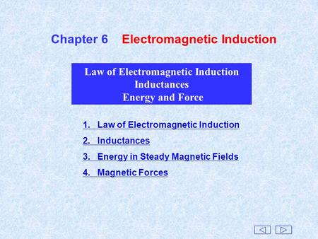 Law of Electromagnetic Induction