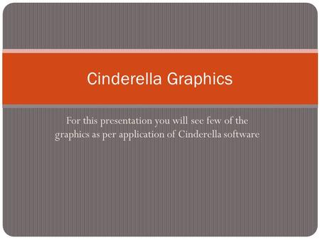 For this presentation you will see few of the graphics as per application of Cinderella software Cinderella Graphics.