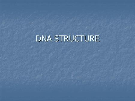 DNA STRUCTURE. NUCLEIC ACIDS Nucleic acids are polymers Nucleic acids are polymers Monomer---nucleotides Monomer---nucleotides Nitrogenous bases Nitrogenous.
