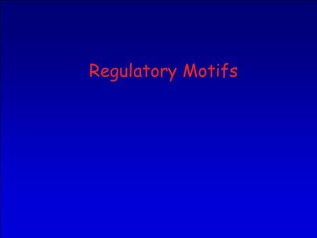 Regulatory Motifs. Contents Biology of regulatory motifs Experimental discovery Computational discovery PSSM MEME.