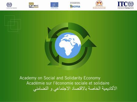 The 3 rd Academy on SSE Agadir, 8 April 2013 Roberto Di Meglio, ILO.