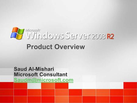 Saud Al-Mishari Microsoft Consultant
