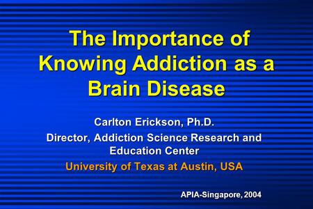 The Importance of Knowing Addiction as a Brain Disease