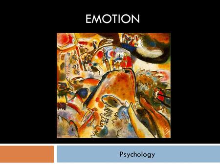 Psychology EMOTION. Would you like never to be sad again?  Ordered Sharing  Sit in a closed circle  Reflect on a question  When someone is ready in.