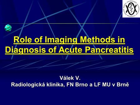 Role of Imaging Methods in Diagnosis of Acute Pancreatitis