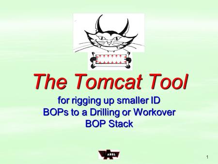 for rigging up smaller ID BOPs to a Drilling or Workover BOP Stack