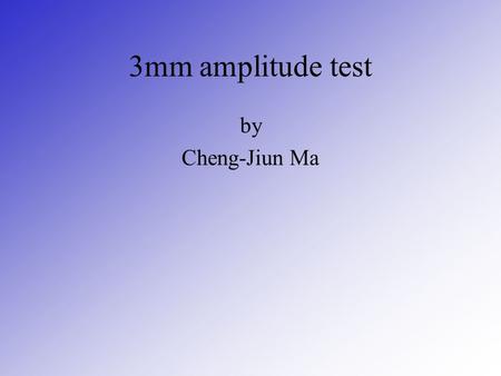 3mm amplitude test by Cheng-Jiun Ma. Observation Source : Orion SiO Frequency: 86.243GHz 256 channels within 64MHz bandwidth Ant 3 & Ant 4 no Tsys correction.