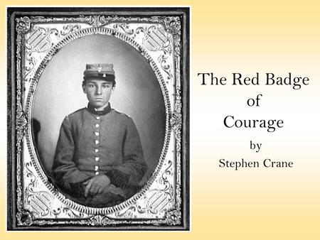 Good thesis statement for red badge of courage