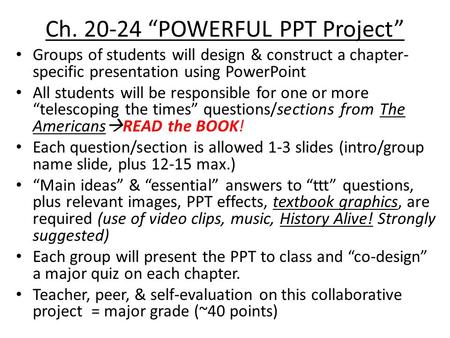 Ch “POWERFUL PPT Project”