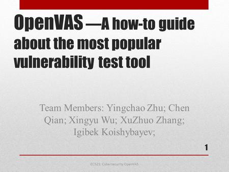 OpenVAS —A how-to guide about the most popular vulnerability test tool