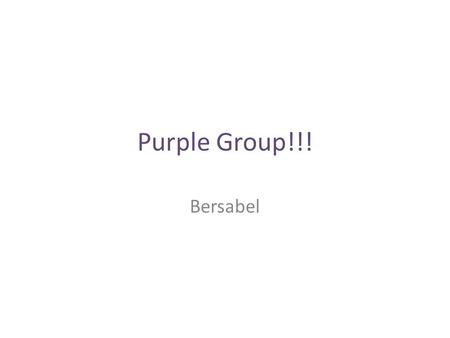 Purple Group!!! Bersabel. Environment -17% fossil fuel= feed our self compare it to 18% personal transportation -Food is very important part of energy.