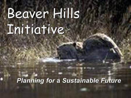 Fort Air Partnership 11 Apr 2005 Beaver Hills Initiative Planning for a Sustainable Future.