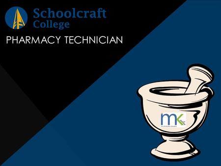 PHARMACY TECHNICIAN. DUTIES OF A PHARMACY TECHNICIAN Assist the pharmacist Enter patient information and data Dispense medication Compound specialty orders.