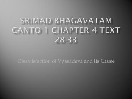 Srimad Bhagavatam Canto 1 Chapter 4 Text 28-33