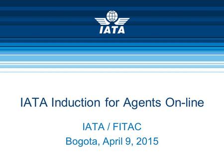 IATA Induction for Agents On-line