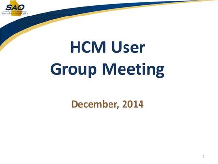 HCM User Group Meeting December, 2014 1. TeamWorks HCM Presented By: Martha Varn HCM Functional Manager 2 Topics Include:  Personal Leave  W-2 Processing.