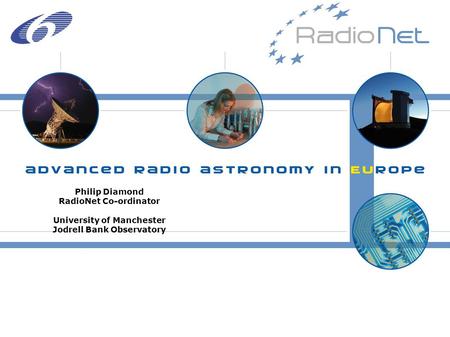 Philip Diamond RadioNet Co-ordinator University of Manchester Jodrell Bank Observatory.