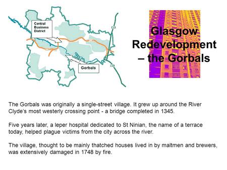 Glasgow Redevelopment – the Gorbals