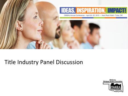 Title Industry Panel Discussion
