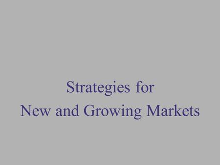 Strategies for New and Growing Markets. Exhibit 16.1 Categories of New Products Defined According to Their Degree of Newness to the Company and Customers.