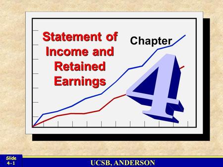 Slide 4-1 UCSB, ANDERSON Statement of Income and Retained Earnings Chapter.