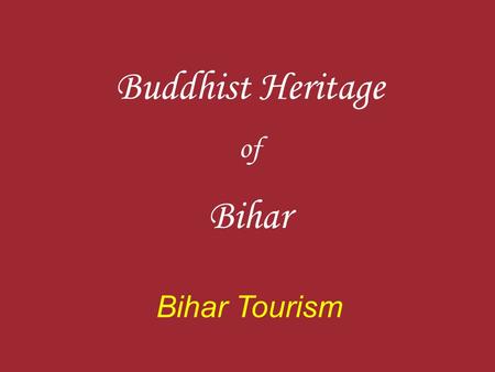 Buddhist Heritage of Bihar Bihar Tourism. Mahabodhi Temple, Bodhgaya, Bihar. Photograph by Benoy K Behl.