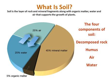 The four components of soil: