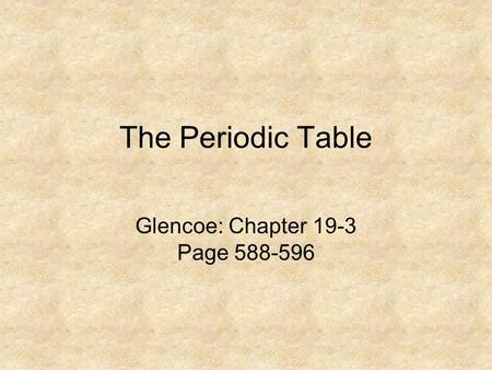 Glencoe: Chapter 19-3 Page