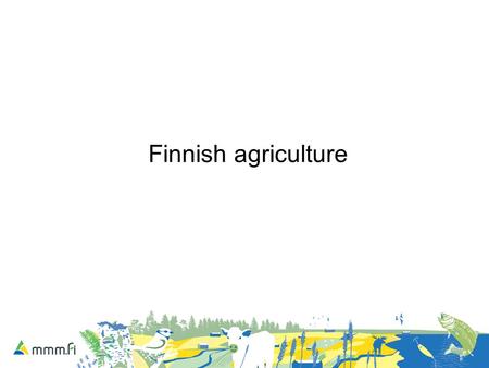 Finnish agriculture. Finland Surface area 338 419 km 2 –forestry land 262 700 km 2 (78%) –agricultural land 22 500 km 2 (6.7%) Population 5 300 000 –share.