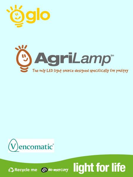 Power consumption in the poultry industry Current lighting options The LED-based solution: glo AGRILAMP Early results Pioneers Seeing is believing New.