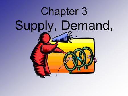 Chapter 3 Supply, Demand, and Price