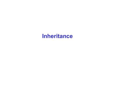 Inheritance. Introduction In real situations either when modeling real world objects such as vehicles, animals, etc. or when modeling abstract data structures.