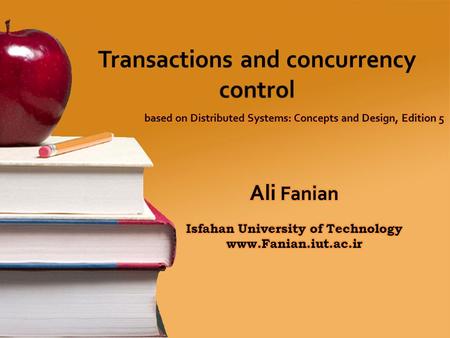 Transactions and concurrency control