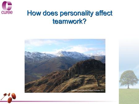 How does personality affect teamwork?. Psychology research highlights a wide variety of different personality types. One way to understand these types.