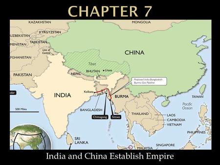 India and China Establish Empire.  Mauryan Empire: Empire that united India after Alexander the Great  Askoa: Indian ruler who changed religion to Buddhism.