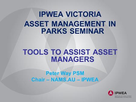TOOLS TO ASSIST ASSET MANAGERS