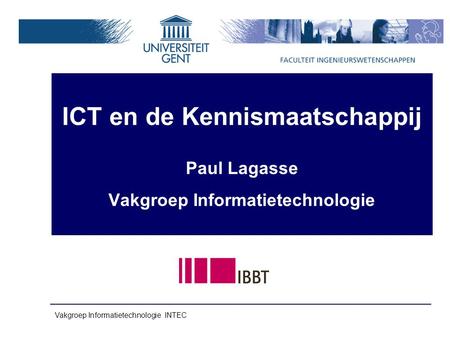 ICT en de Kennismaatschappij