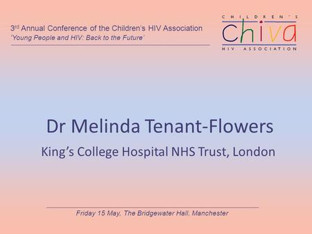 Dr Melinda Tenant-Flowers