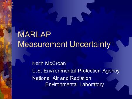 MARLAP Measurement Uncertainty