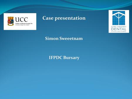 Case presentation Simon Sweeetnam IFPDC Bursary. Patient profile 56 year old female Lives approx 15 miles away and relies on husband for transport. Was.