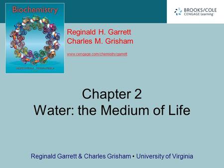Chapter 2 Water: the Medium of Life