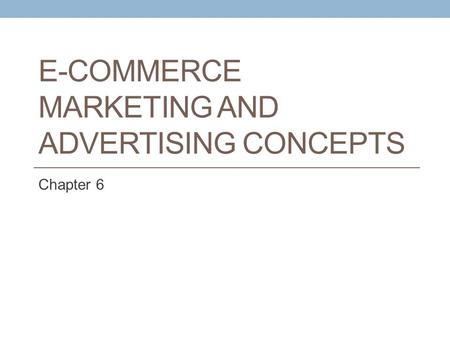 E-Commerce Marketing and advertising concepts